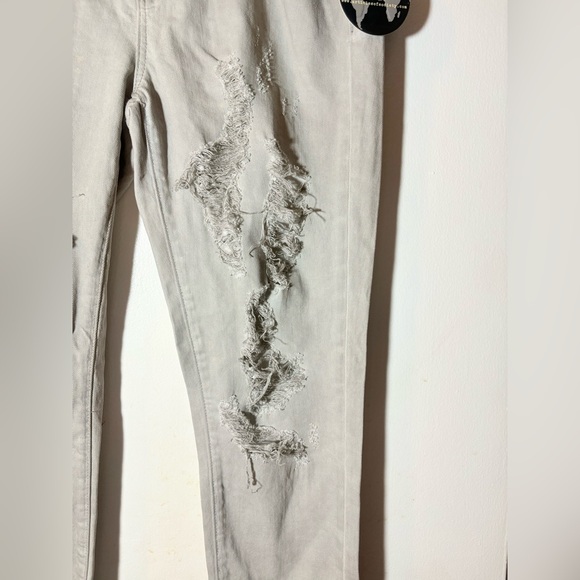 ARTICLES OF SOCIETY Grey Distressed Boyfriend Jeans - Picture 7 of 11